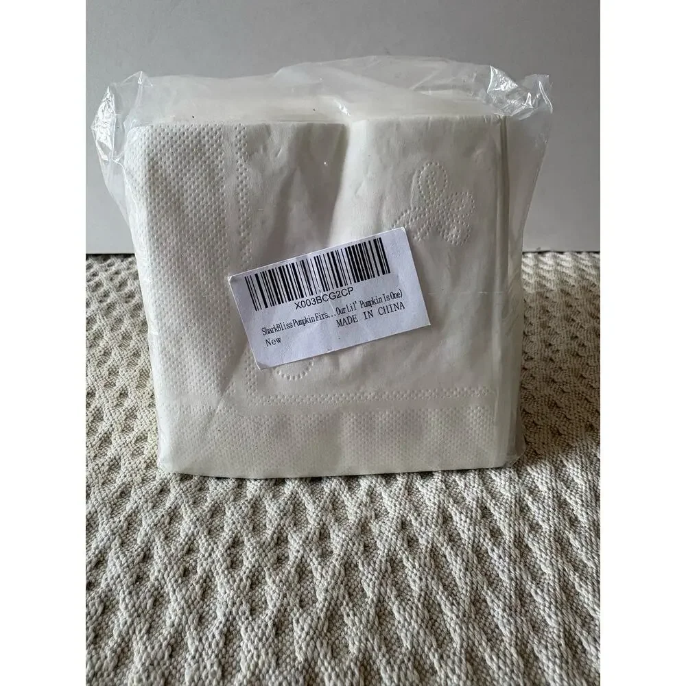 Our little Pumpkin is ONE Birthday 100 Cocktail Napkins by Sharkbliss